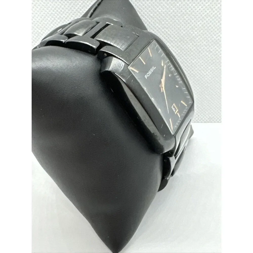 Fossil FS4120 Men's Black Stainless Steel Analog Dial Quartz Wrist Watch JNA343